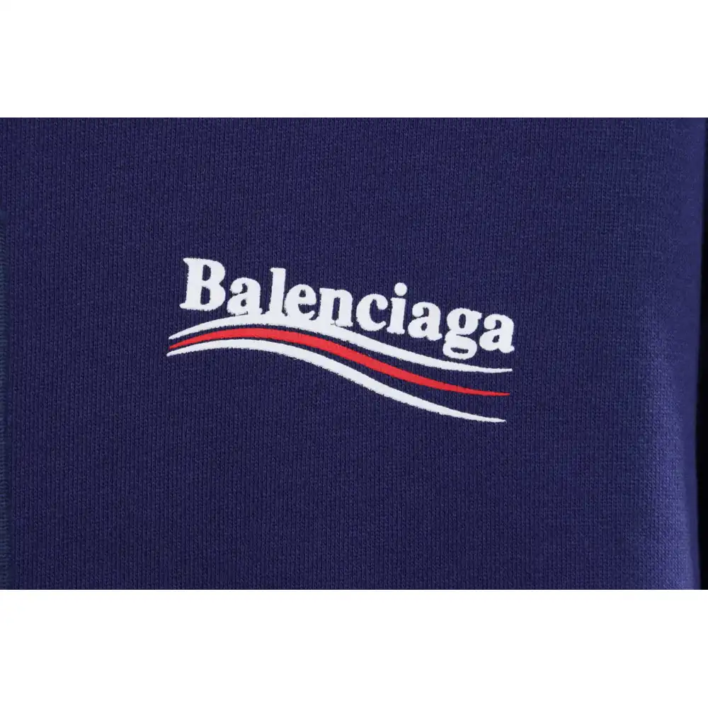 Balenciaga Coke Print Hoodie Dark Blue (Special Offer)