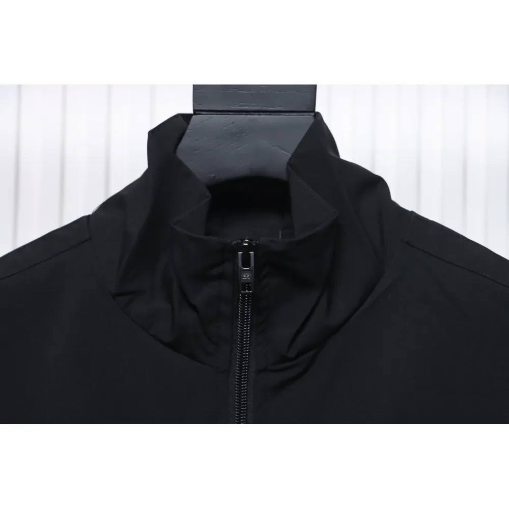 Balenciaga Color-Blocked Jacket Black