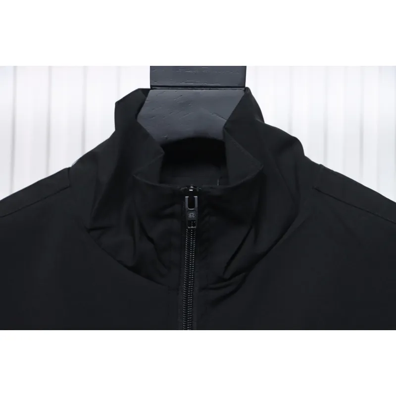 Balenciaga Color-Blocked Jacket Black