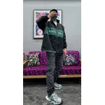 Balenciaga Color-Blocked Jacket Black