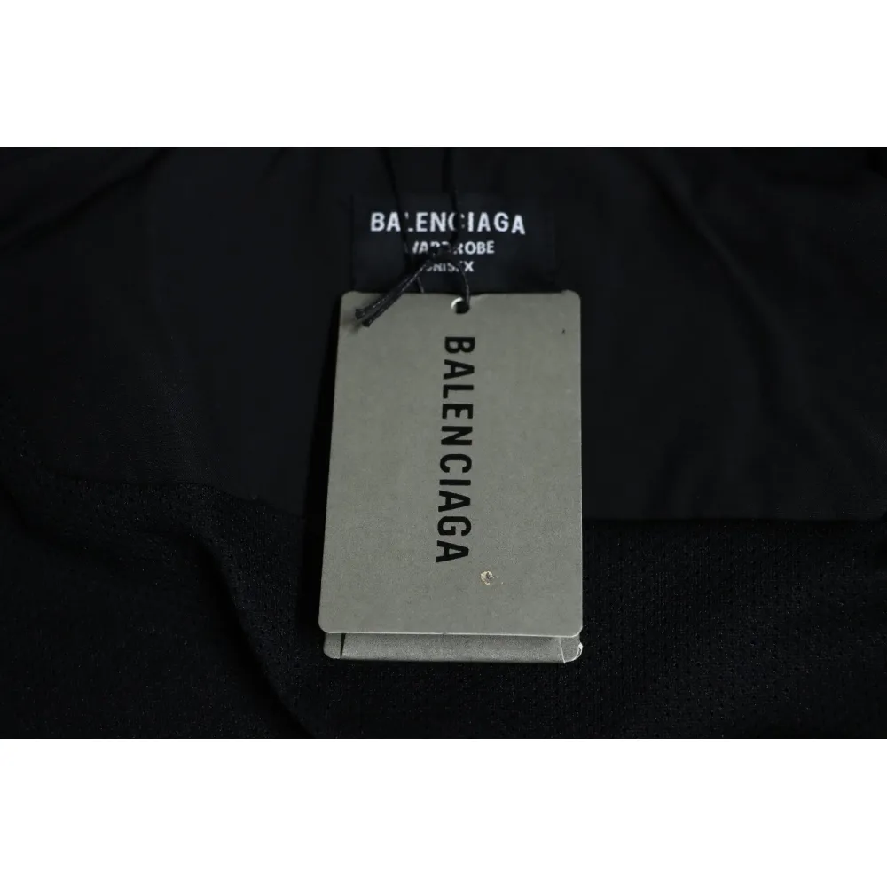Balenciaga Color-Blocked Jacket Black