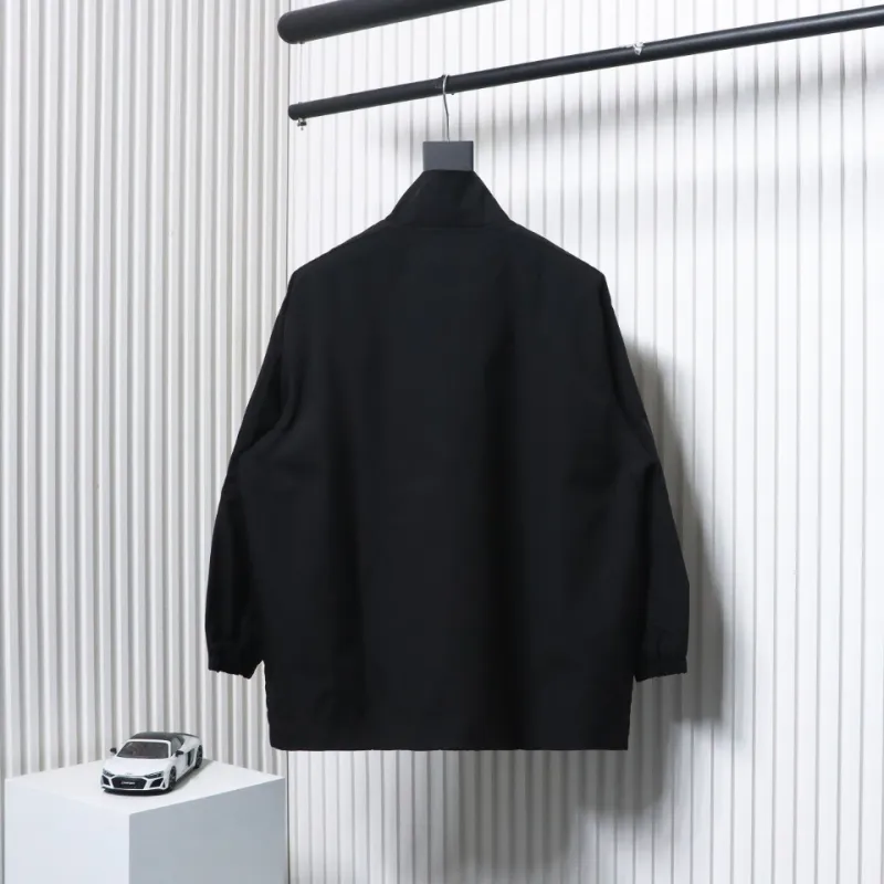 Balenciaga Color-Blocked Jacket Black