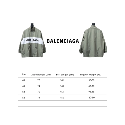 Balenciaga Color-Blocked Jacket green 02