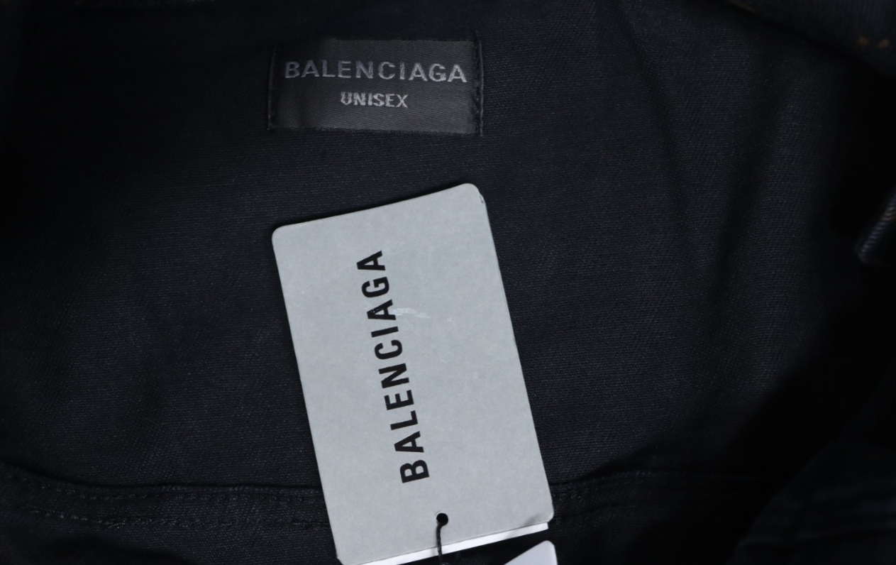 Balenciaga Color Printed Washed Suit Jacket