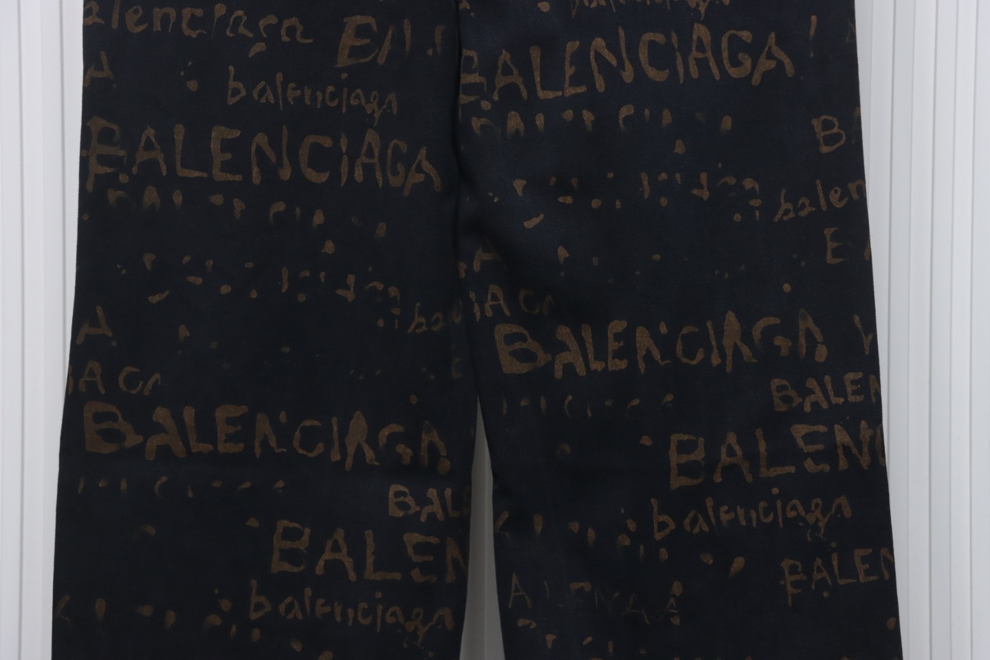 Balenciaga Color Printed Washed Trousers
