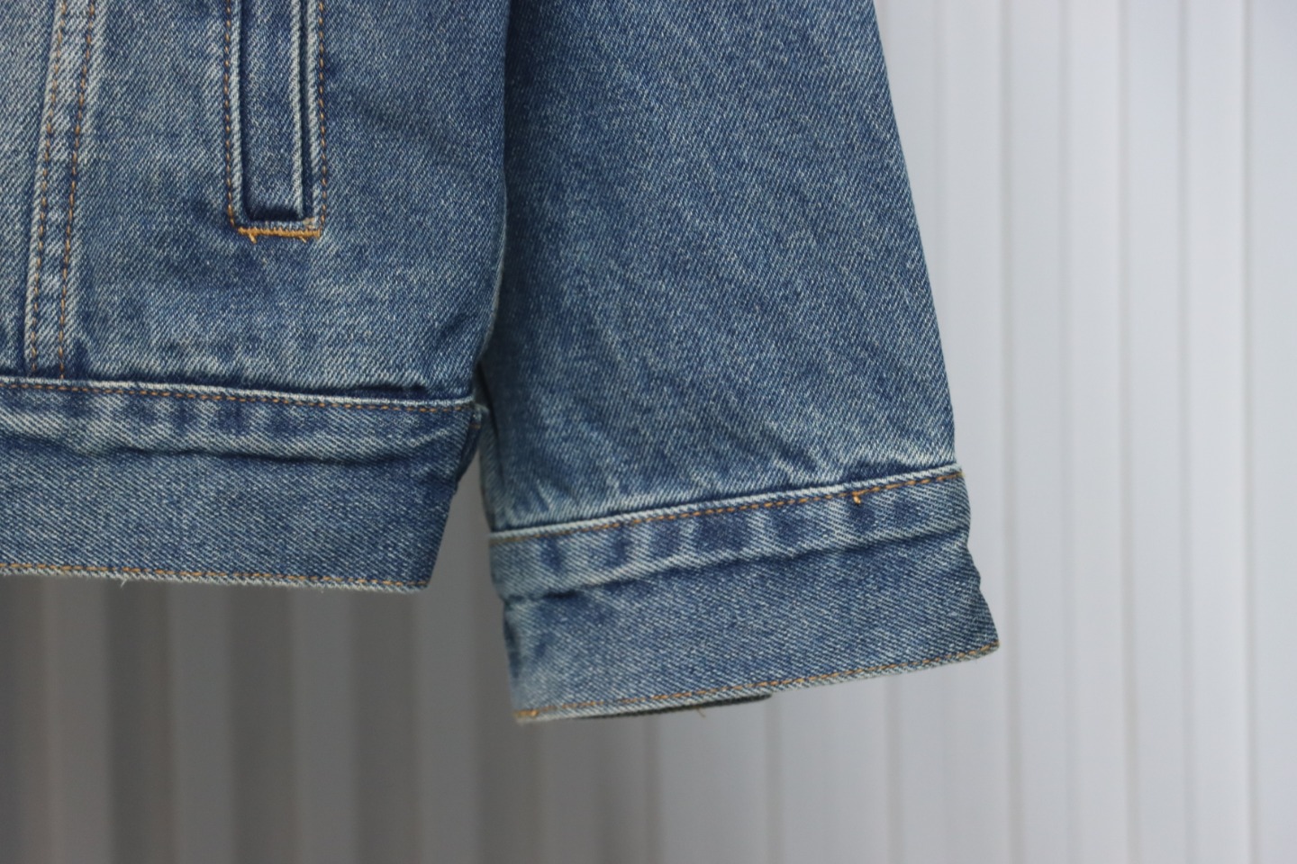 Balenciaga Crown Hot Diamond Couple Denim Jacket Blue