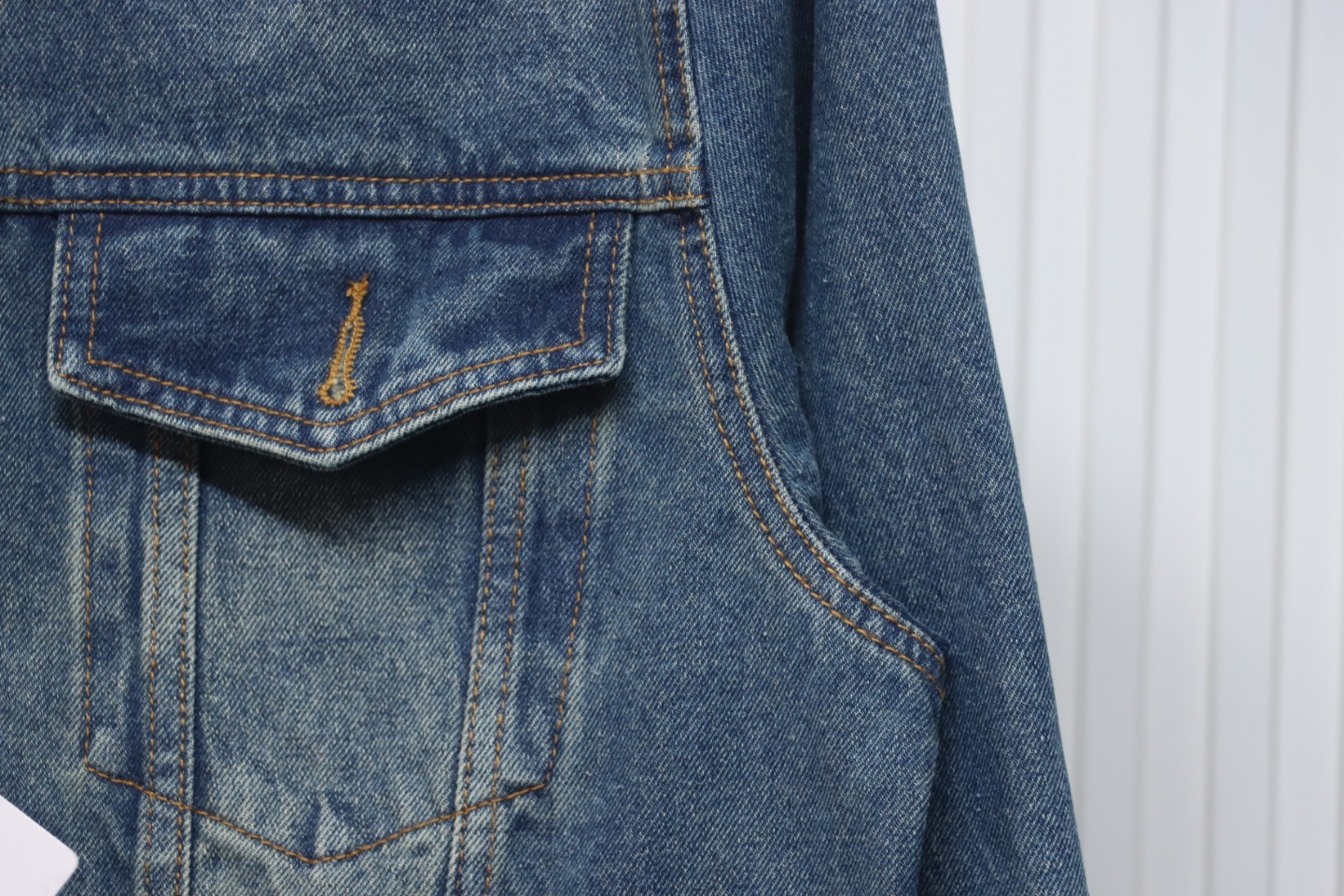 Balenciaga Crown Hot Diamond Couple Denim Jacket Blue