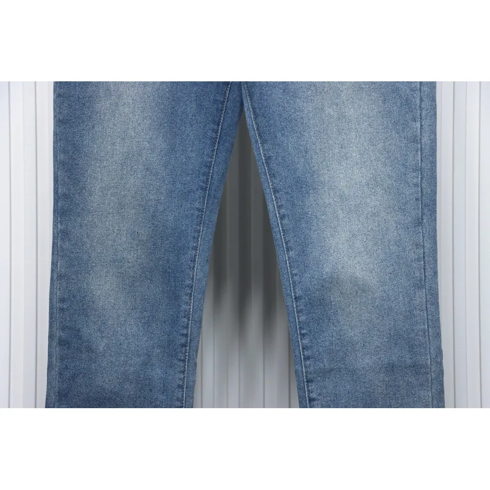 Balenciaga Danmu Back Waist Logo Collection Print Stretch Slim Jeans