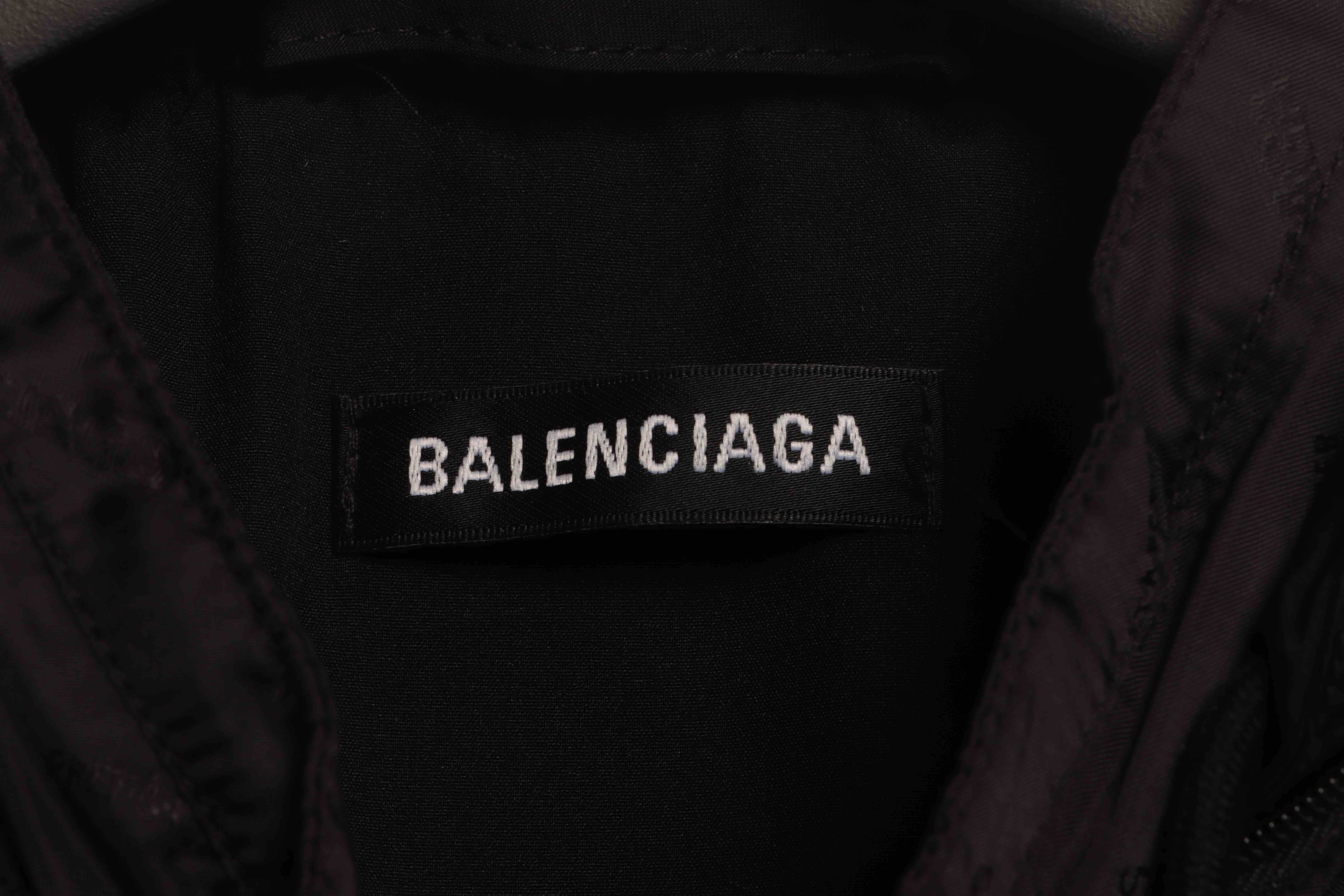 Balenciaga Dark Pattern Full Print Barrage Jacket