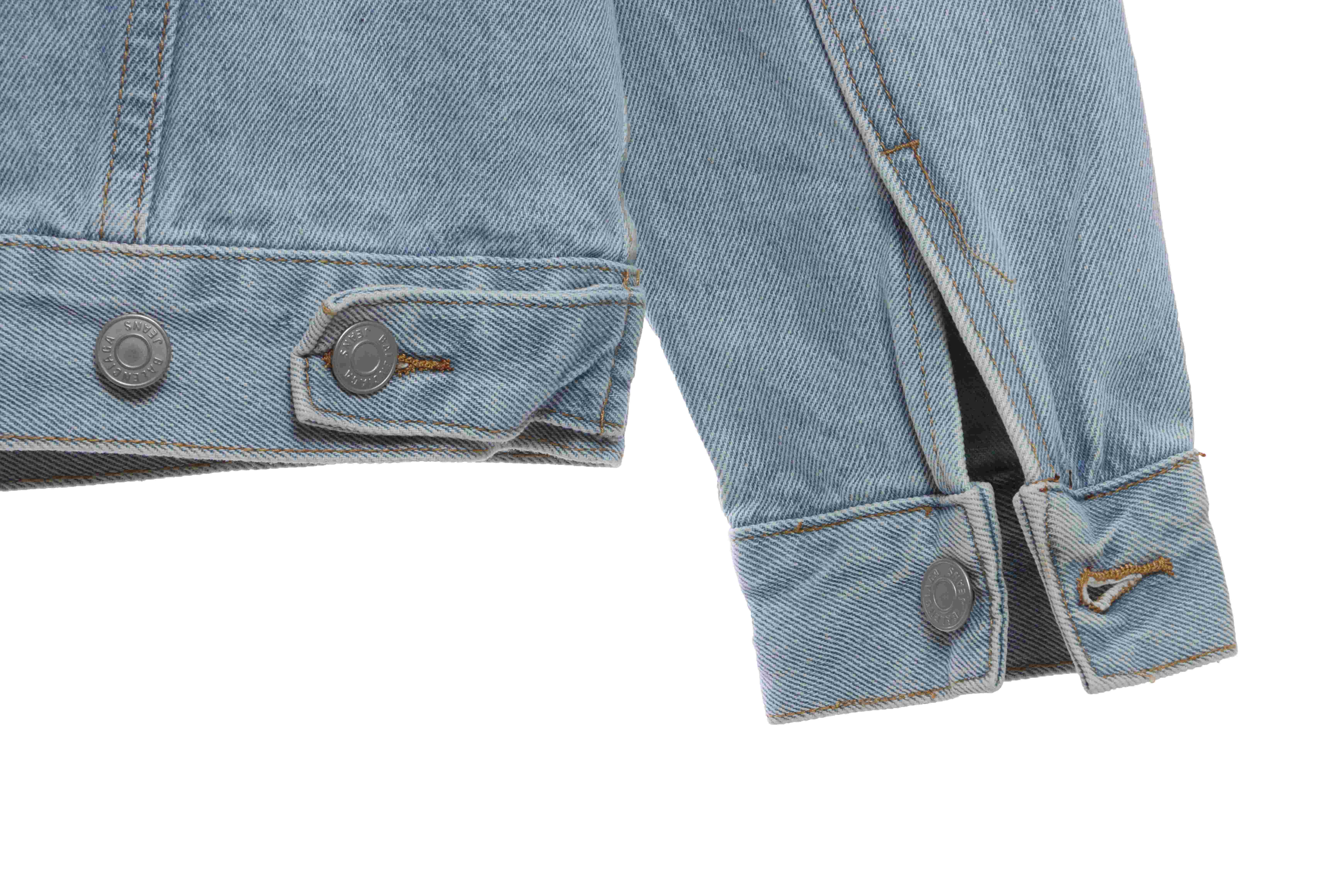 Balenciaga Double B Graffiti Denim Jacket