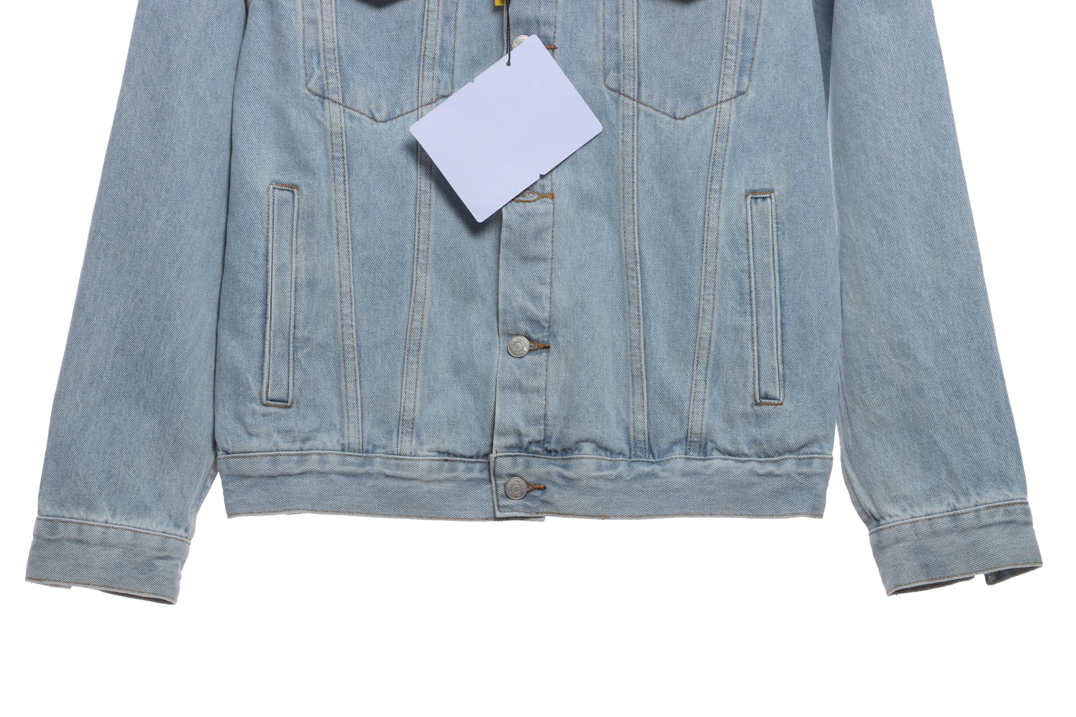 Balenciaga Double B Graffiti Denim Jacket