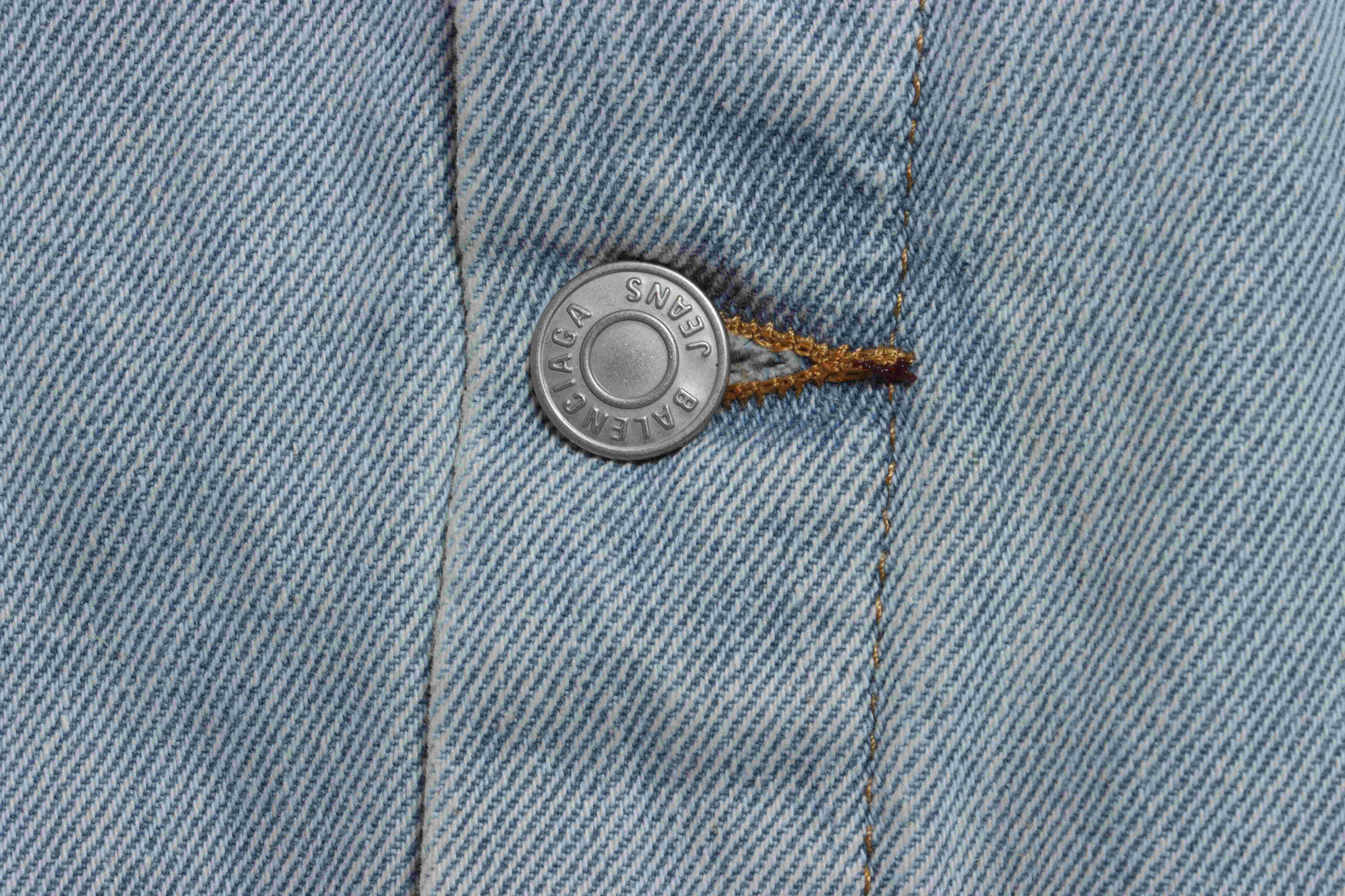 Balenciaga Double B Graffiti Denim Jacket