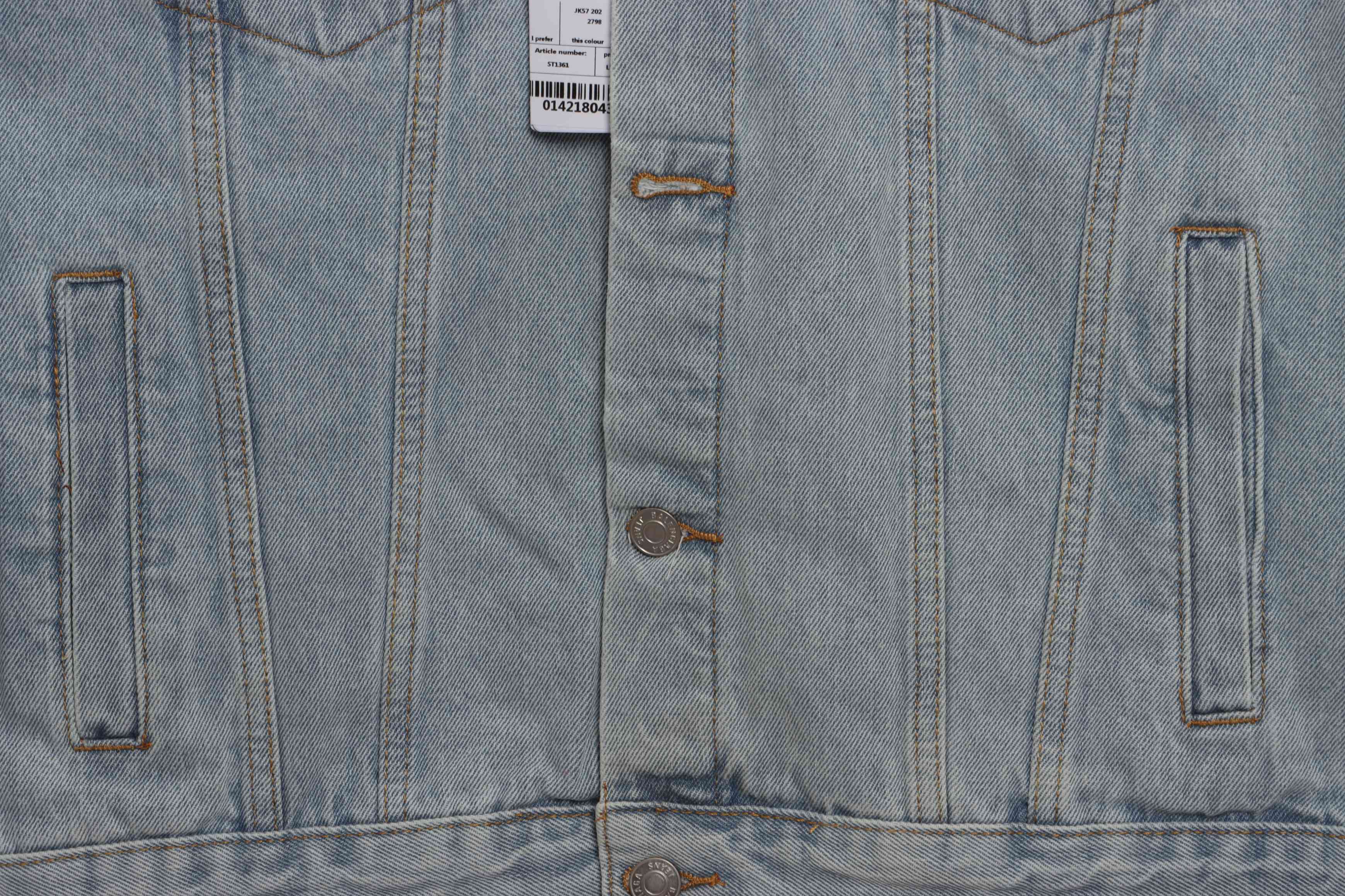 Balenciaga Double B Graffiti Luminous Denim Jacket