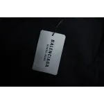Balenciaga Double B Print On Back Denim Jacket