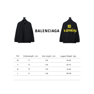 Balenciaga Double B Windbreaker Jacket Sun Protection Coat 02
