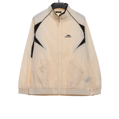 Balenciaga Double Embroidered Contrast Color Suit Jacket 01