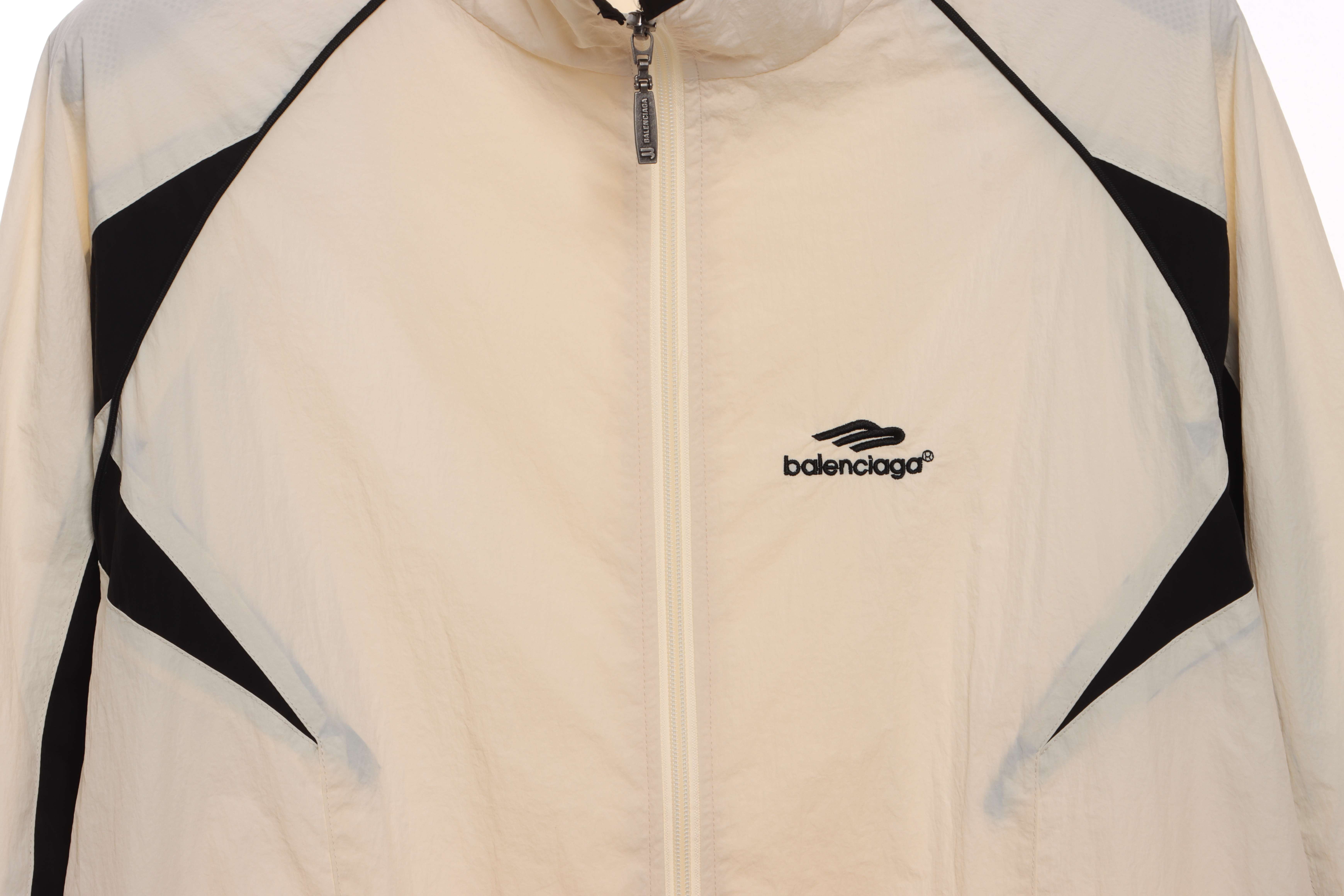 Balenciaga Double Embroidered Contrast Color Suit Jacket