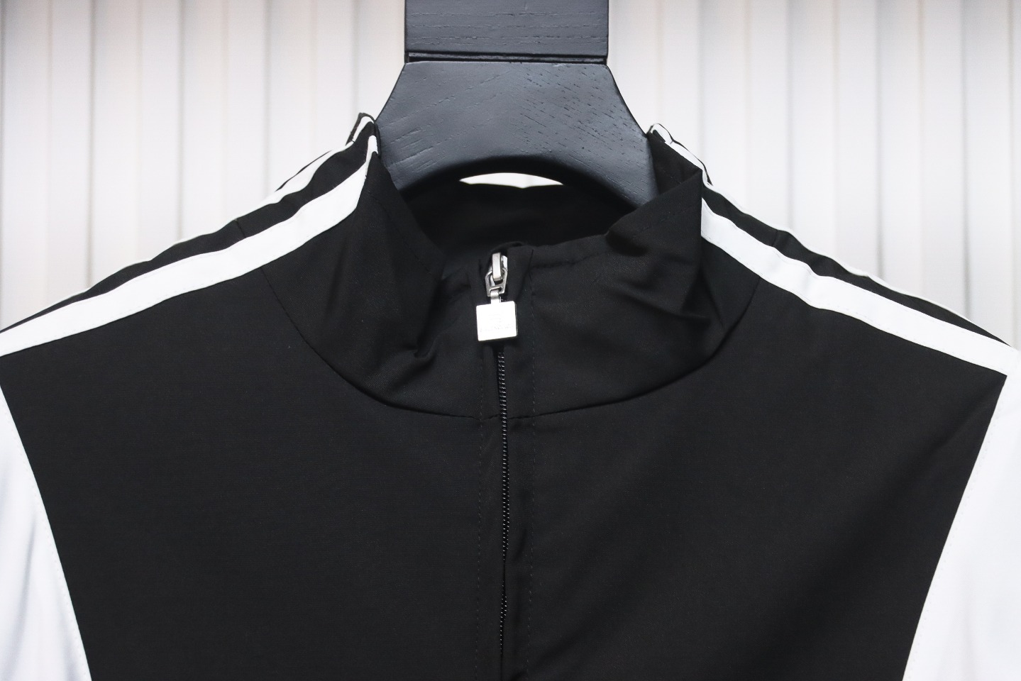 Balenciaga Fire Double Hook Embroidery Color Block Suit Jacket