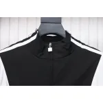 Balenciaga Fire Double Hook Embroidery Color Block Suit Jacket