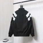 Balenciaga Fire Double Hook Embroidery Color Block Suit Jacket