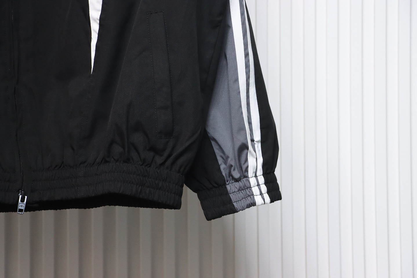 Balenciaga Fire Double Hook Embroidery Color Block Suit Jacket