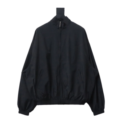Balenciaga Flame Totem Heavy Industry Embroidery Jacket Black 01