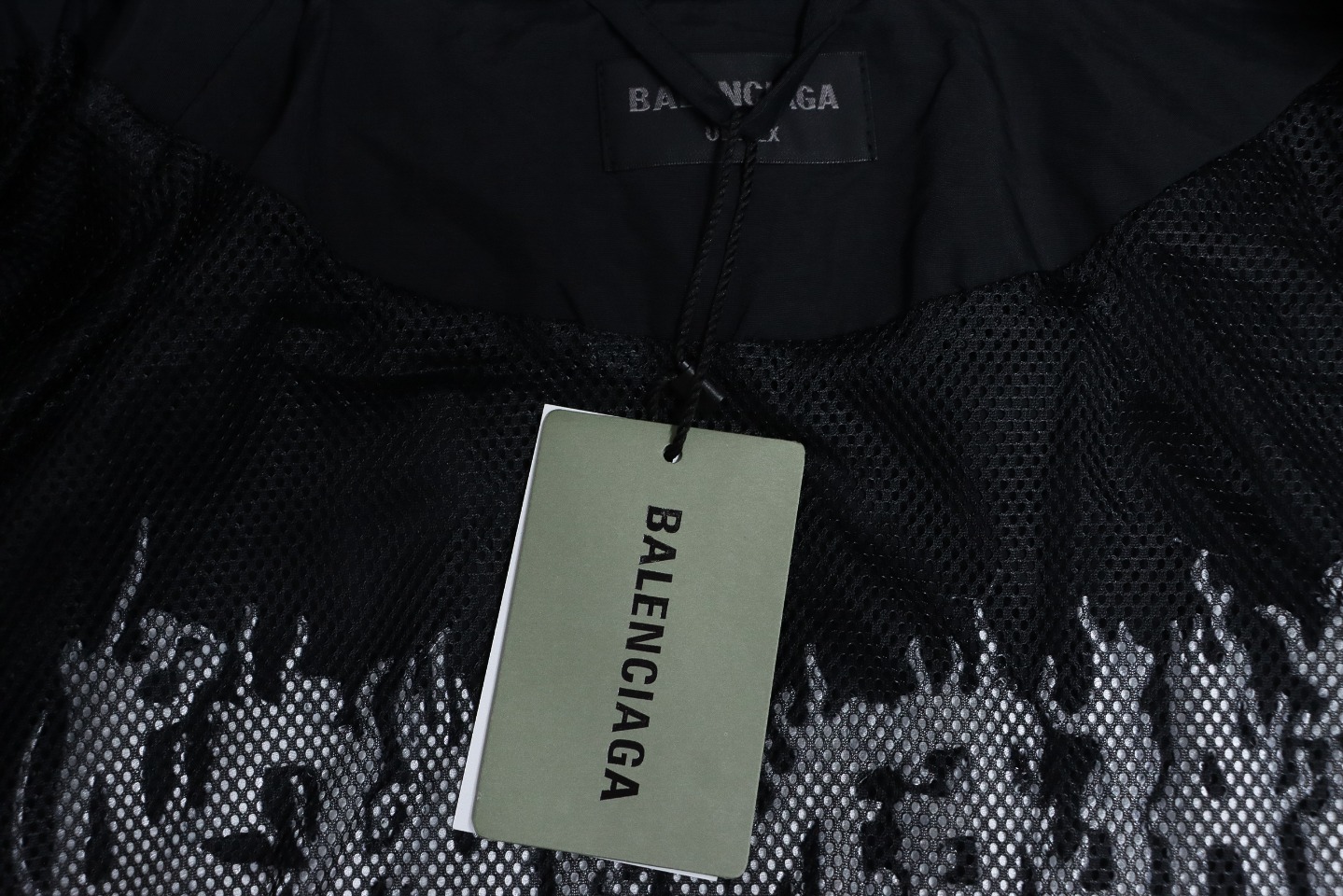 Balenciaga Flame Totem Heavy Industry Embroidery Jacket Black