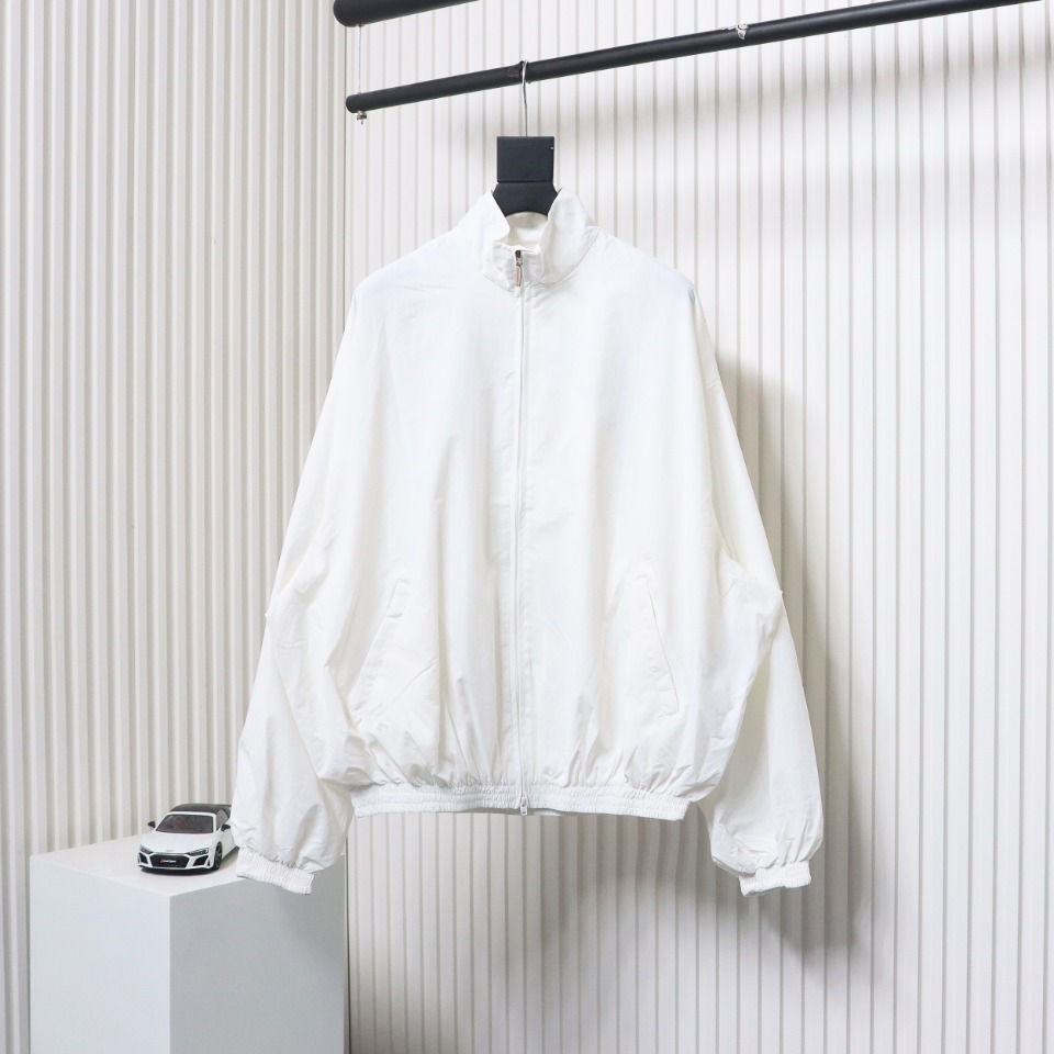 Balenciaga Flame Totem Heavy Industry Embroidery Jacket White