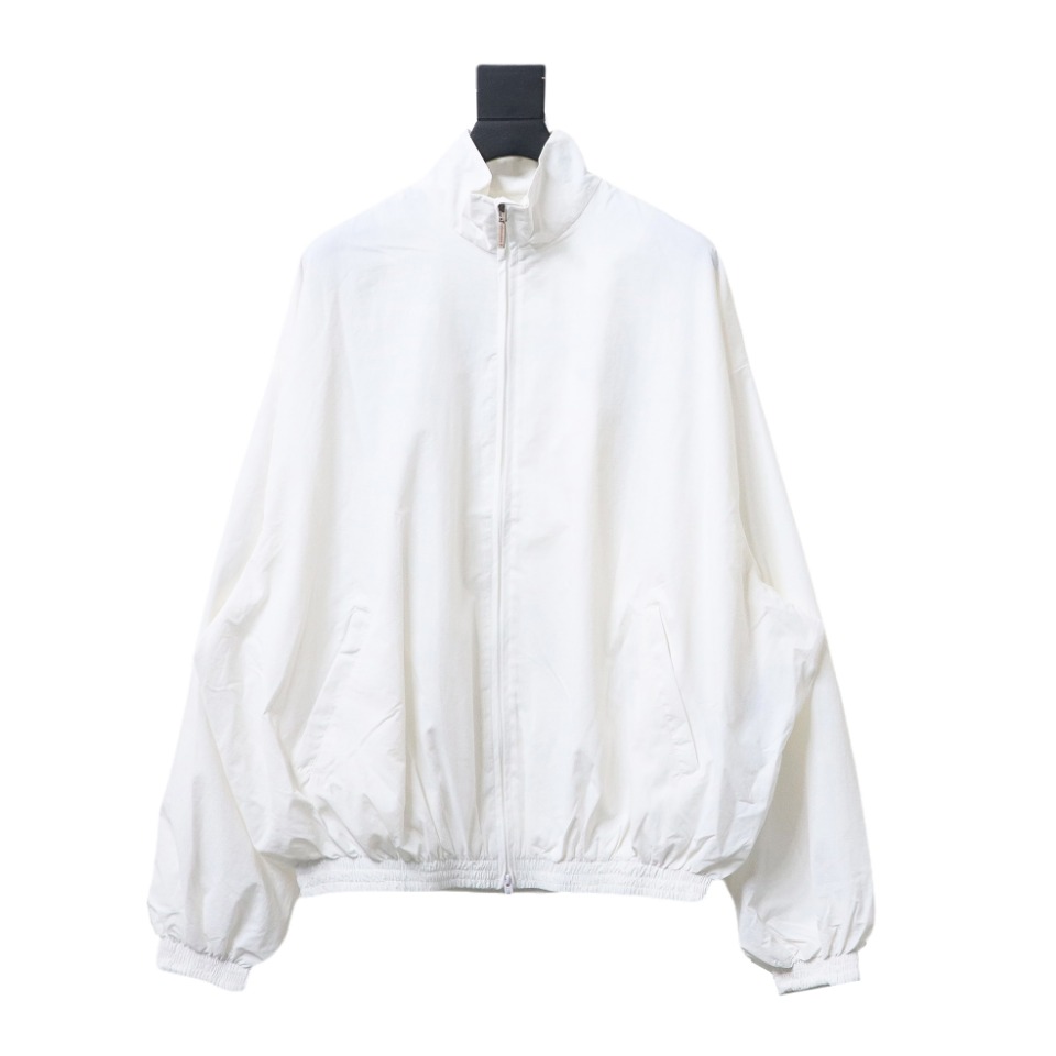 Balenciaga Flame Totem Heavy Industry Embroidery Jacket White