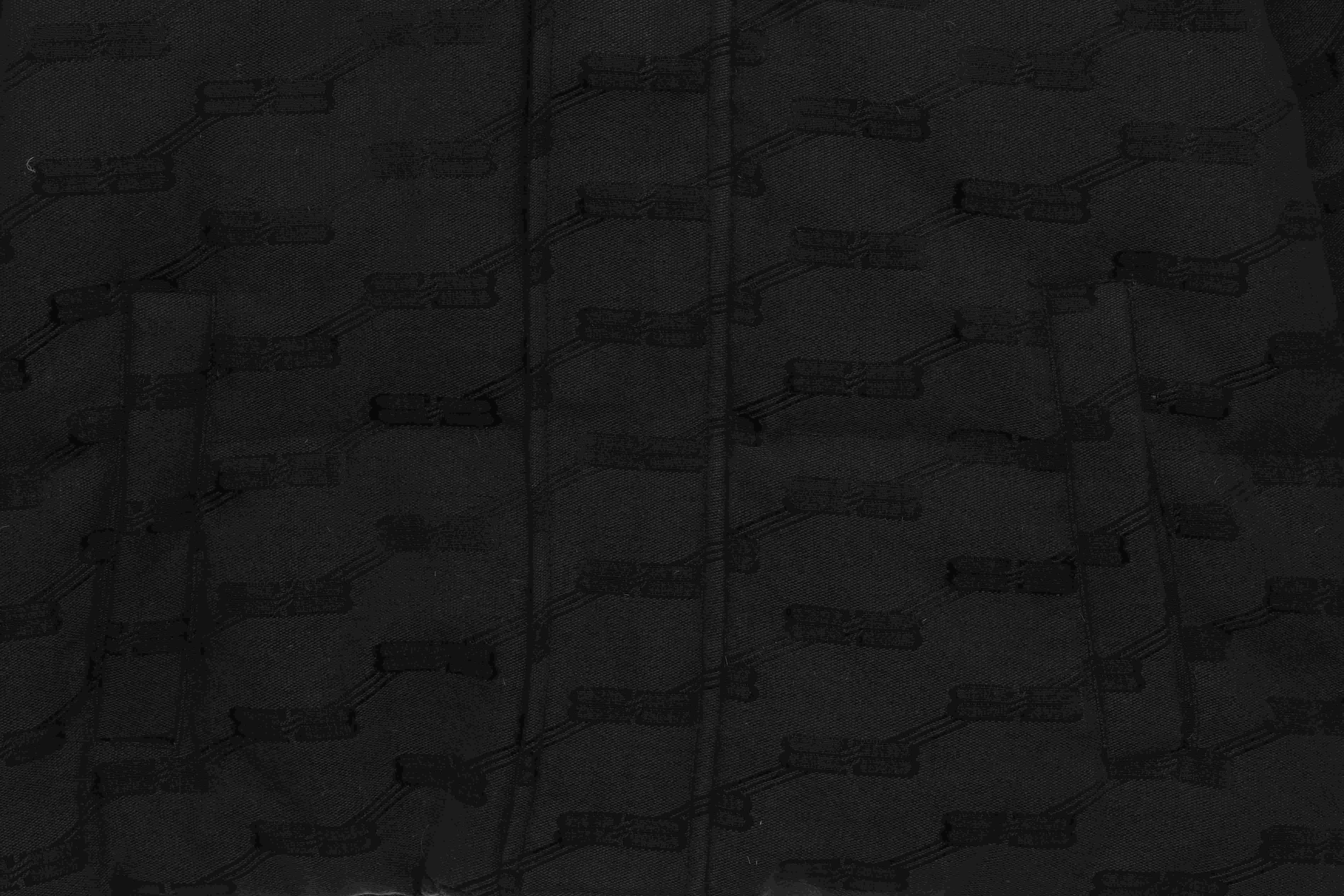 Balenciaga Full-Print Button Jacquard Down Jacket Black