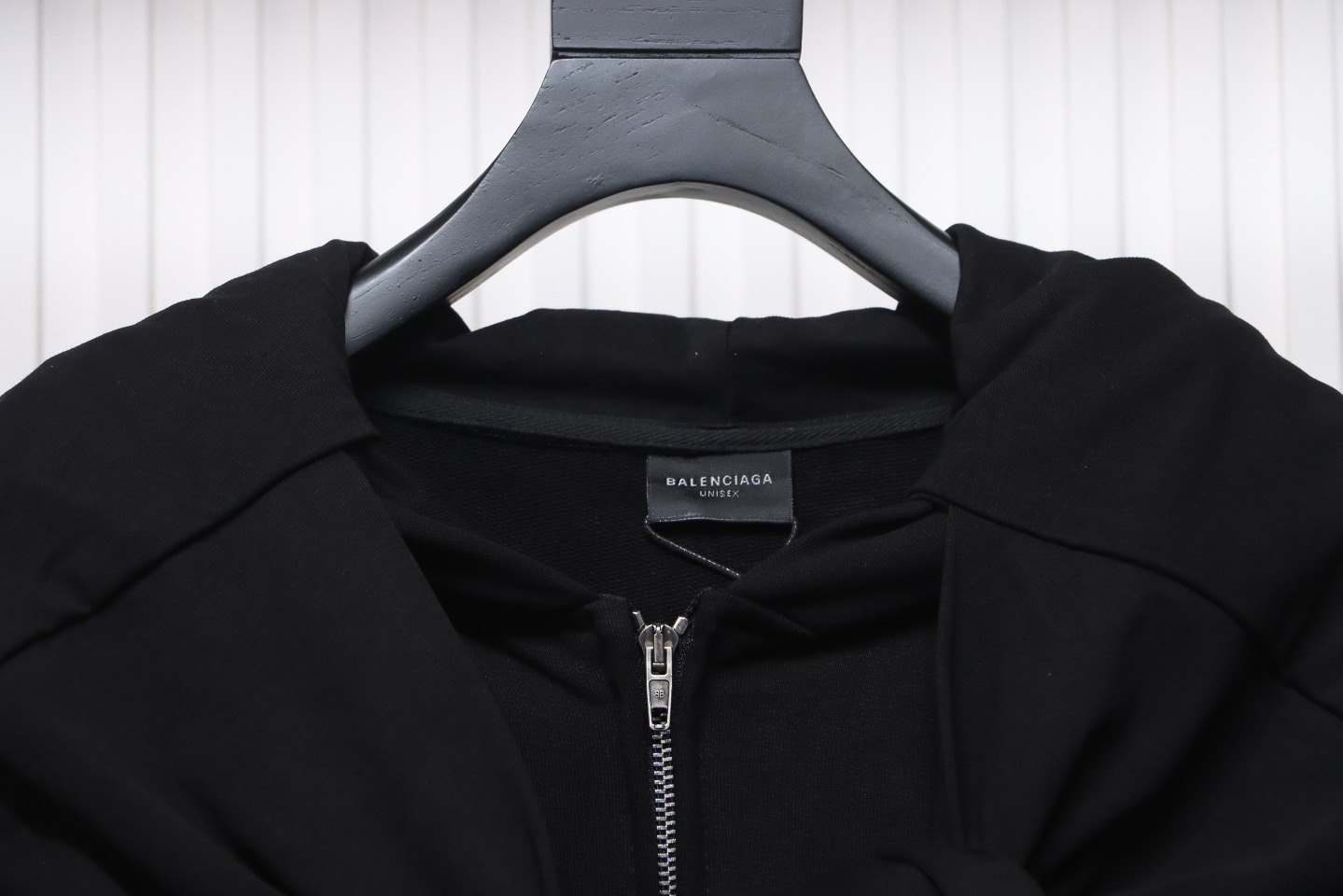 Balenciaga Heavy Duty Fake Two Piece Zipper Jacket Black