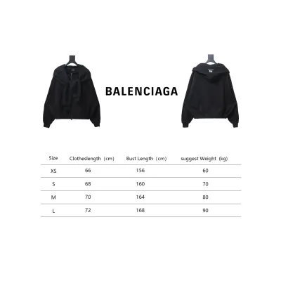 Balenciaga Heavy Duty Fake Two Piece Zipper Jacket Black 02
