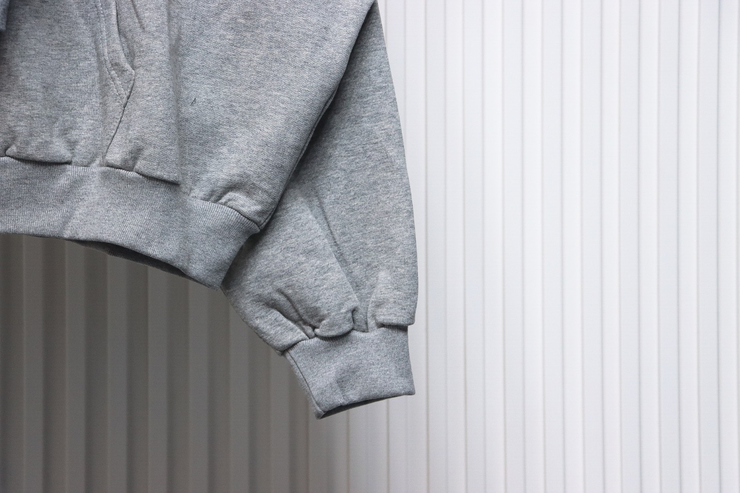 Balenciaga Heavy Duty Fake Two Piece Zipper Jacket Grey