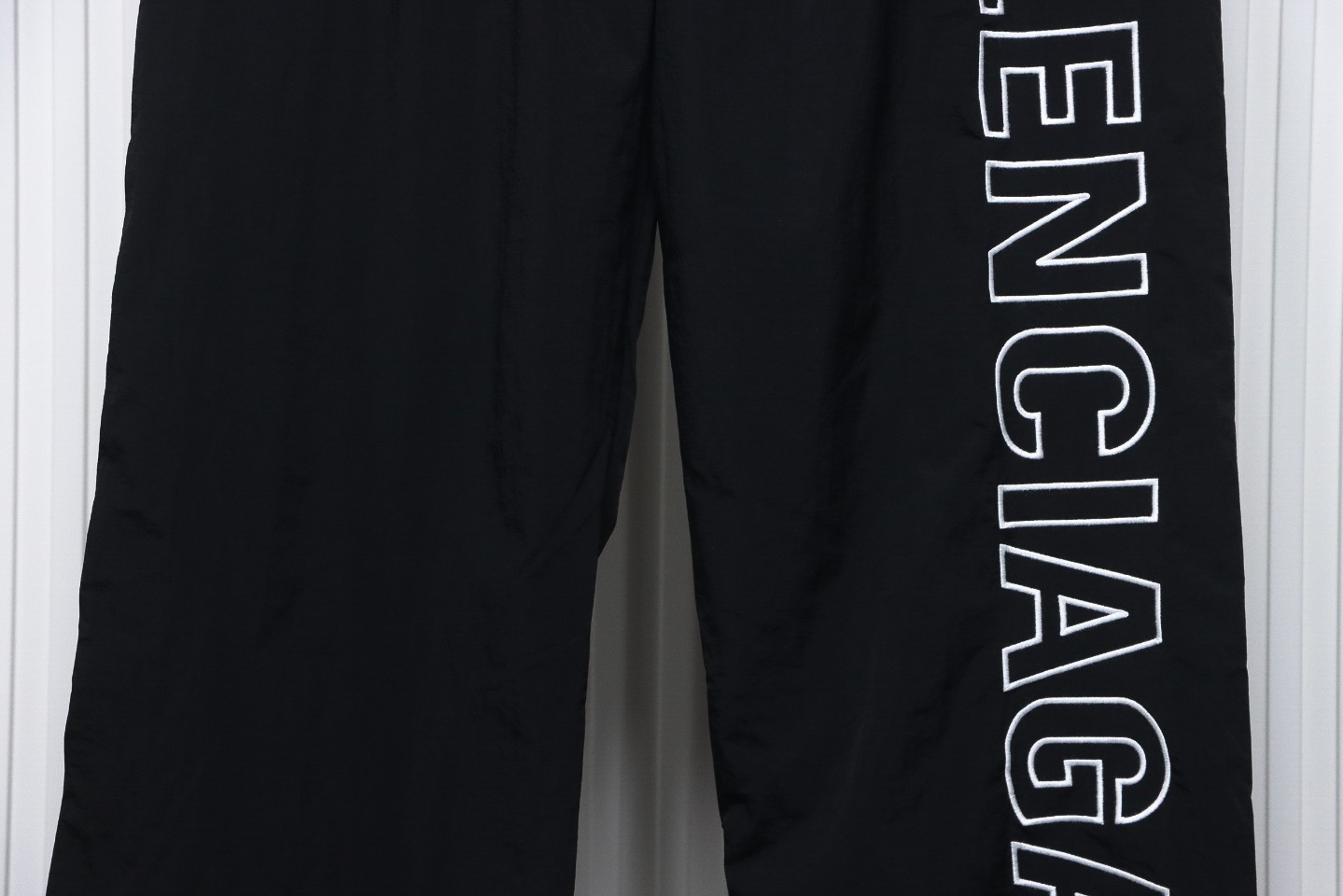 Balenciaga Hollow Letter Embroidered Tracksuit Trousers