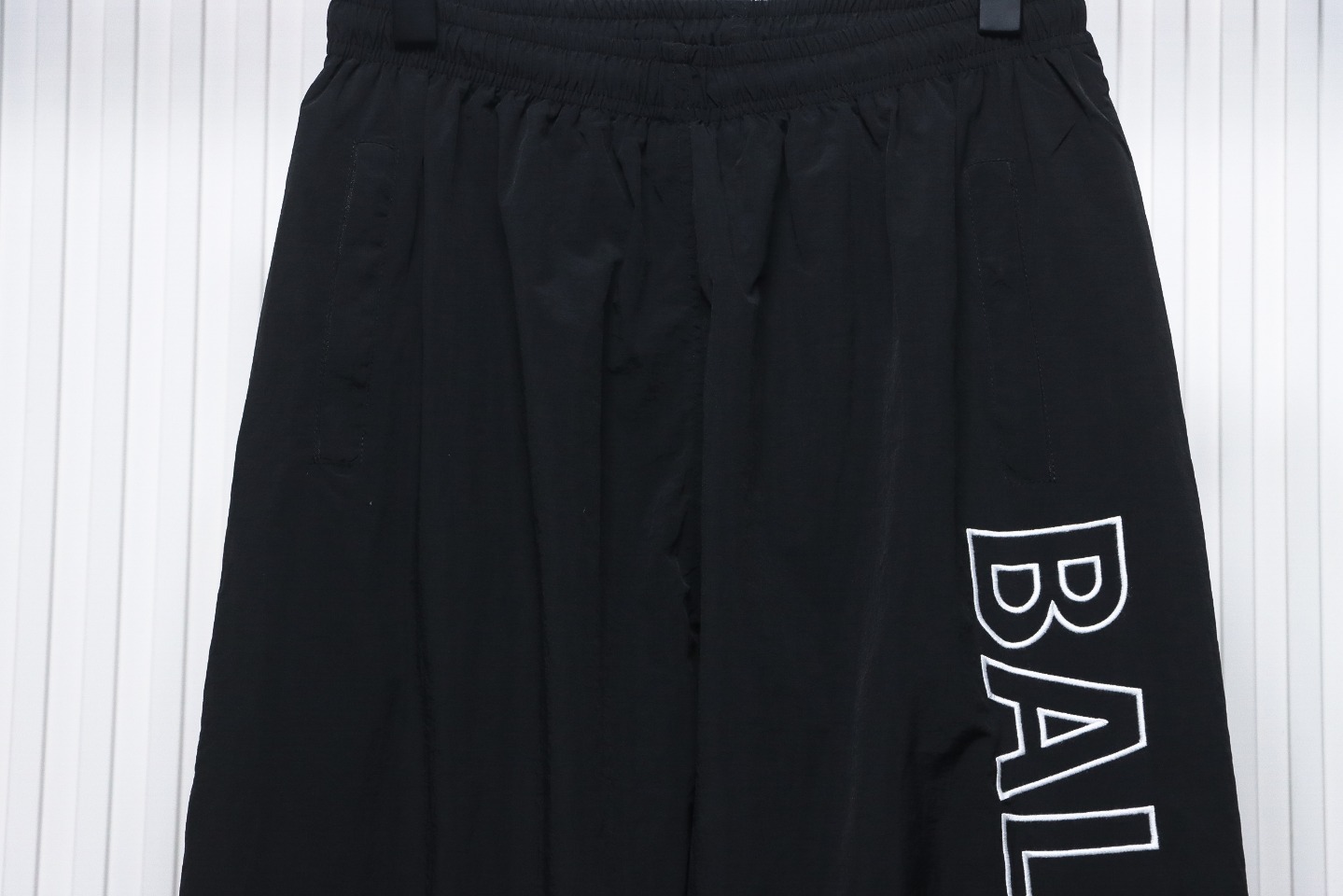 Balenciaga Hollow Letter Embroidered Tracksuit Trousers