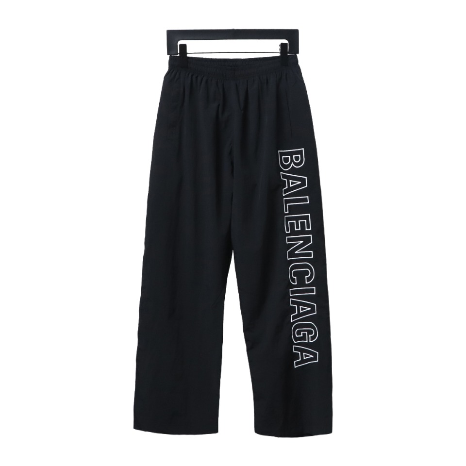 Balenciaga Hollow Letter Embroidered Tracksuit Trousers