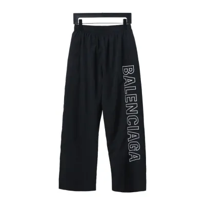 Balenciaga Hollow Letter Embroidered Tracksuit Trousers 01