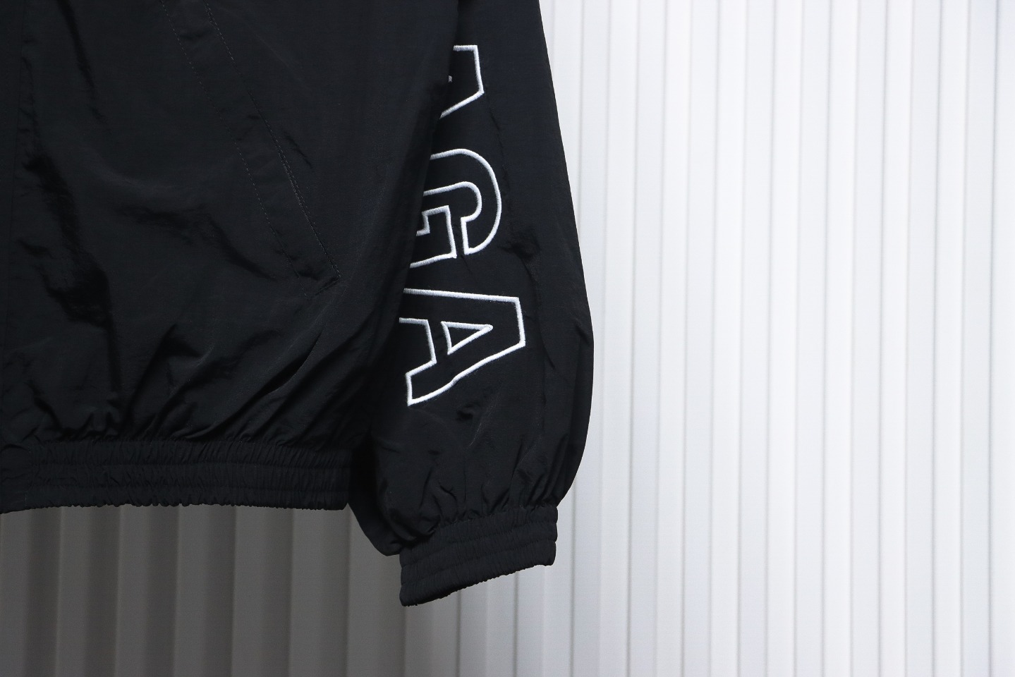 Balenciaga Hollow Letter Embroidery Sports Suit Jacket