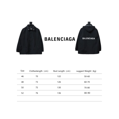 Balenciaga Hollow Letter Embroidery Sports Suit Jacket 02