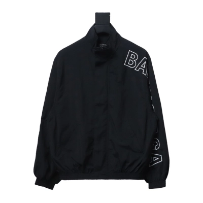 Balenciaga Hollow Letter Embroidery Sports Suit Jacket 01