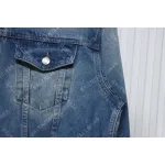 Balenciaga Laser Printed Denim Jacket