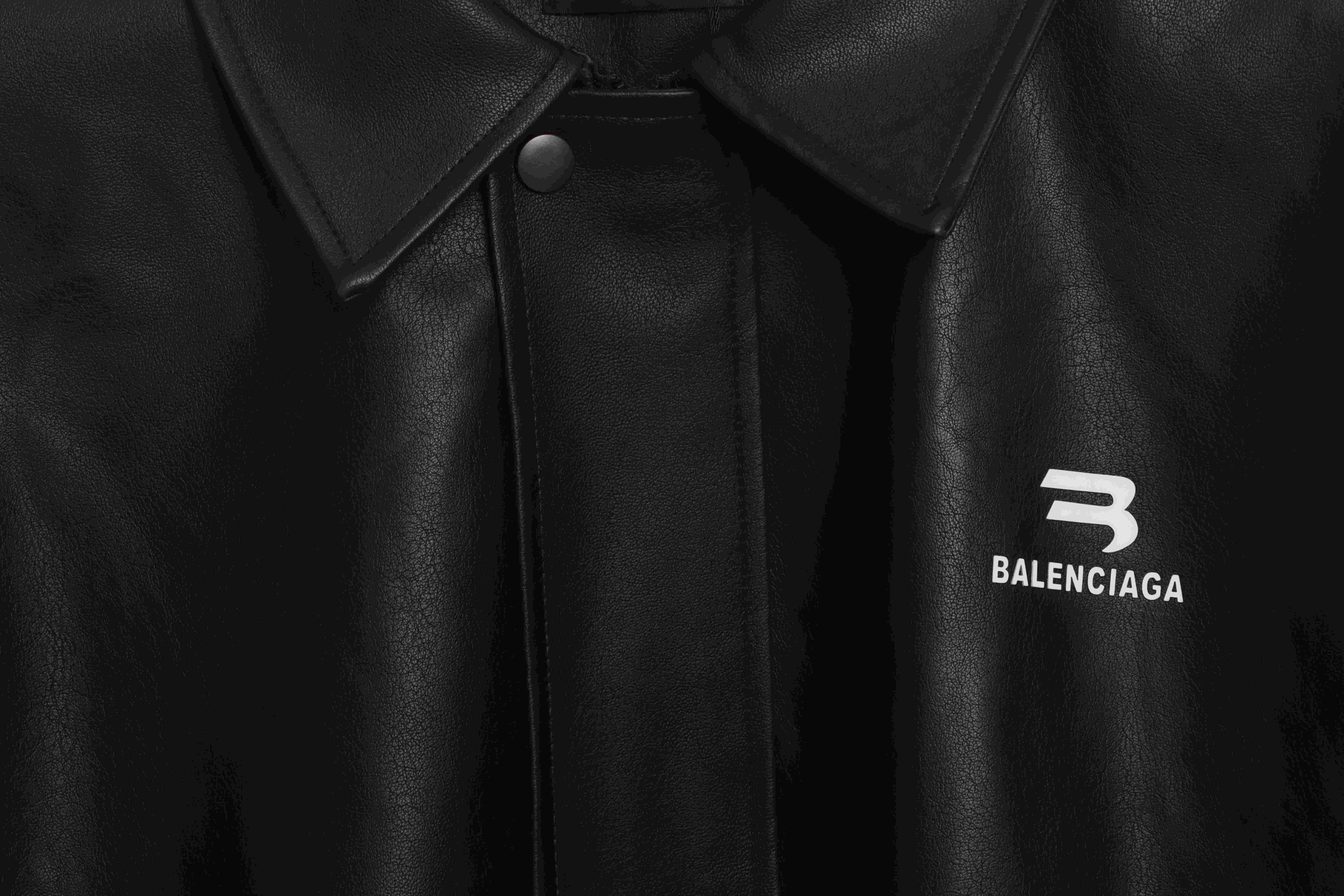 Balenciaga Leather Motorcycle Jacket