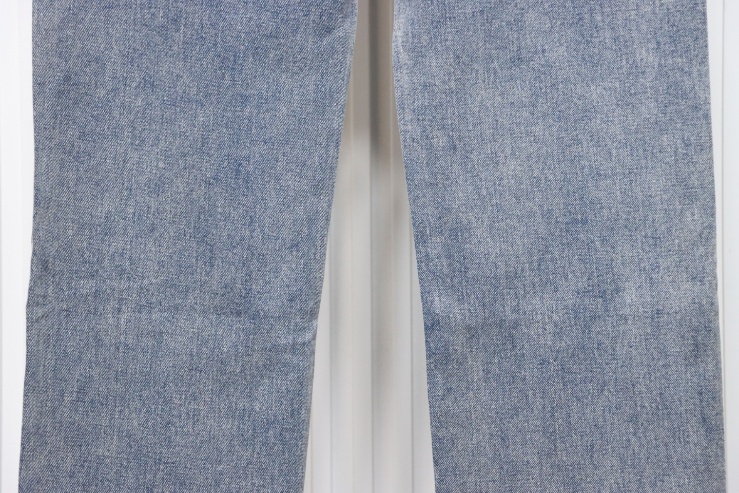 Balenciaga Lettering Printed Jeans Blue