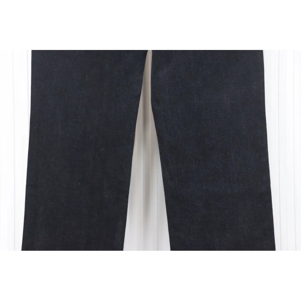 Balenciaga Lettering Printed Jeans Black