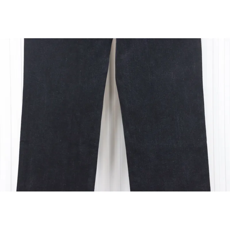 Balenciaga Lettering Printed Jeans Black