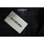 Balenciaga Lettering Printed Jeans Black