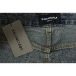 Balenciaga LOOK BOOK Blue Washed Orange Flared Jeans