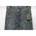 Balenciaga LOOK BOOK Blue Washed Orange Flared Jeans