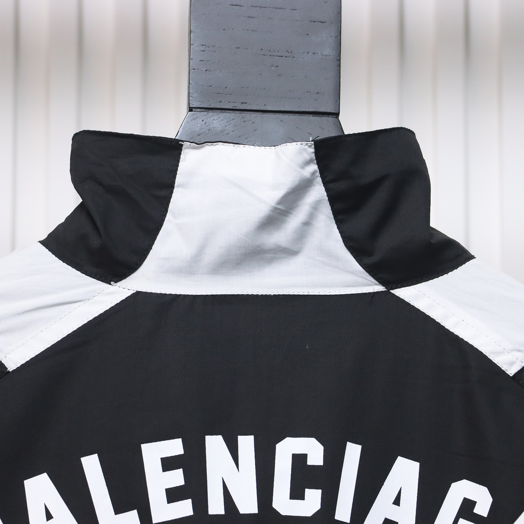 Balenciaga Manchester United Black And White Patchwork No.10 Jacket