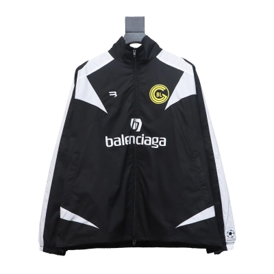 Balenciaga Manchester United Black And White Patchwork No.10 Jacket 01